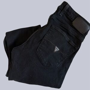 Guess Men’s Eco Straight leg jeans. Size 33 x 32. Black. Y2K